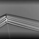 A “knife-edge” shot of a single T-38 in supersonic flight.